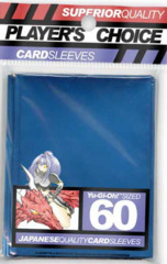 Player's Choice Yu-Gi-Oh Sleeves Pack of 60 in Metallic Blue